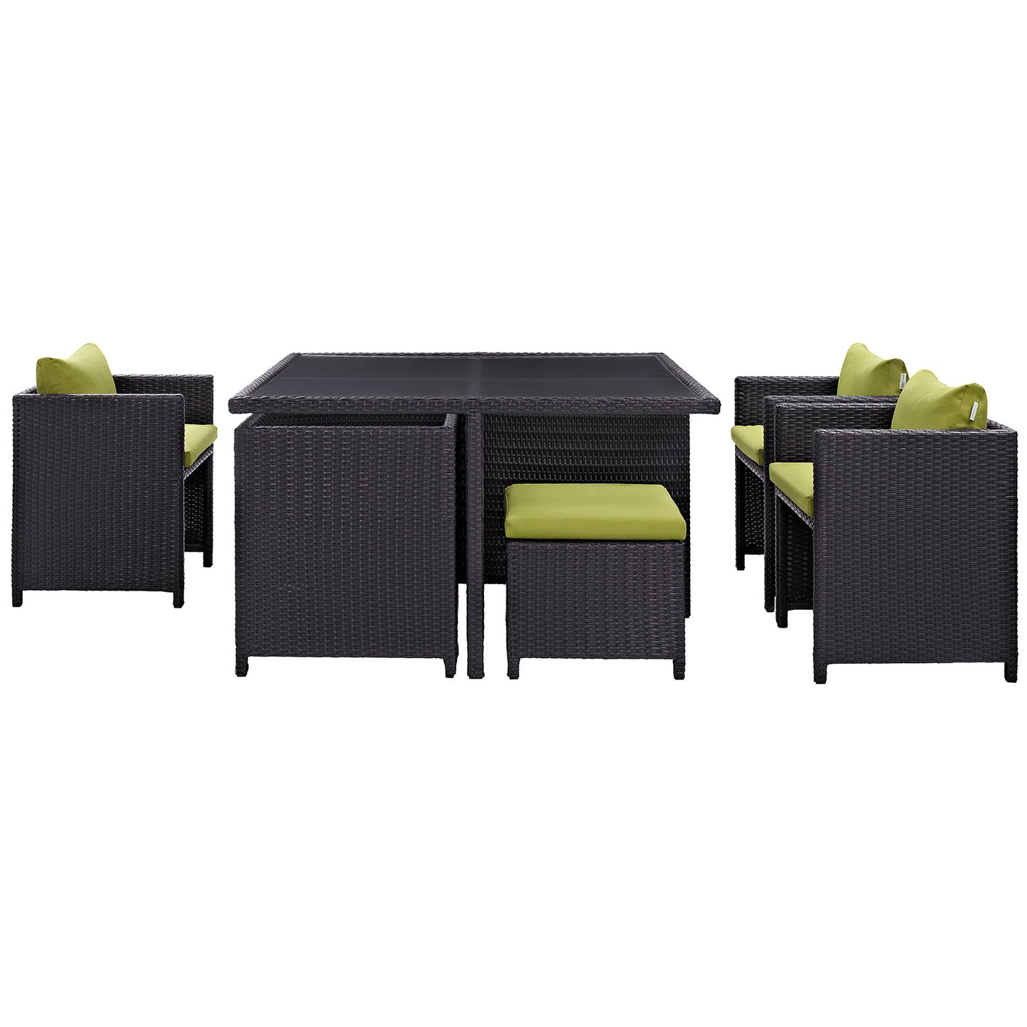 Inverse 9 Piece Outdoor Patio Dining Set By Modway - EEI-726 | Outdoor Dining Sets | Modishstore - 18