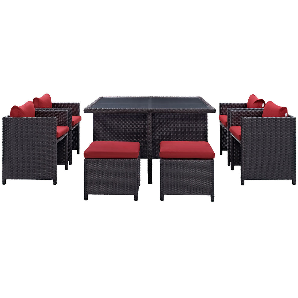 Inverse 9 Piece Outdoor Patio Dining Set By Modway - EEI-726 | Outdoor Dining Sets | Modishstore - 21