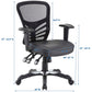 Modway Articulate Vinyl Office Chair - Black | Office Chairs | Modishstore-2