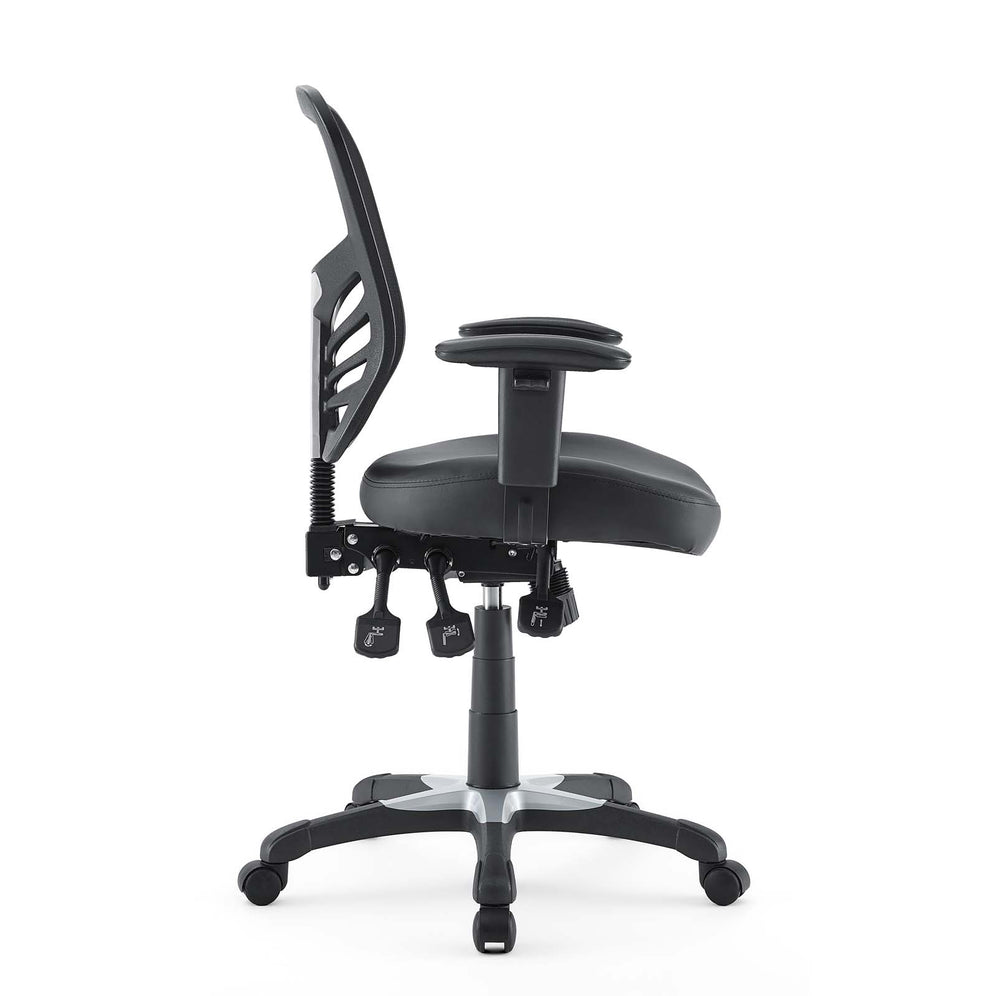 Modway Articulate Vinyl Office Chair - Black - EEI-755 | Office Chairs | Modishstore - 3