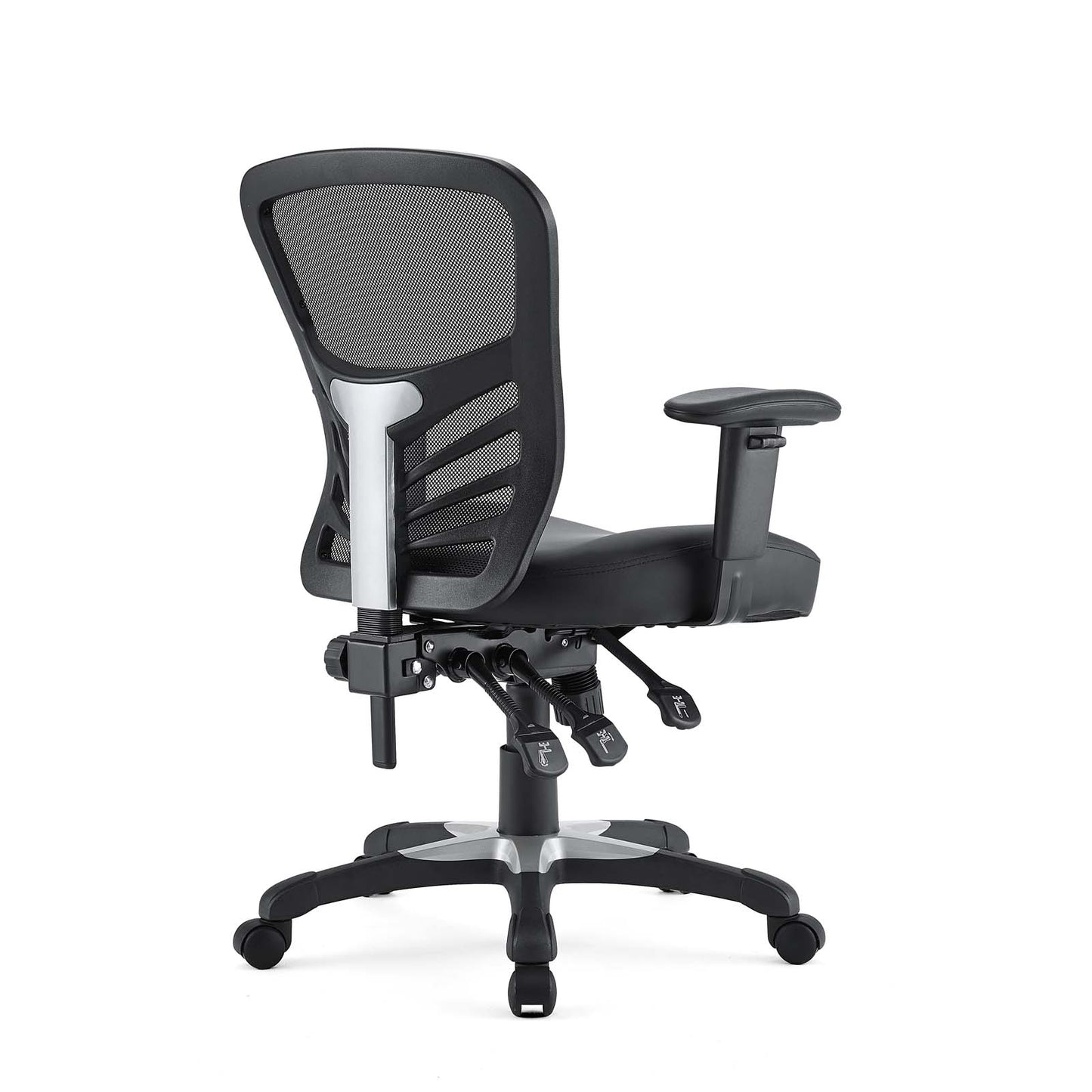 Modway Articulate Vinyl Office Chair - Black | Office Chairs | Modishstore-6