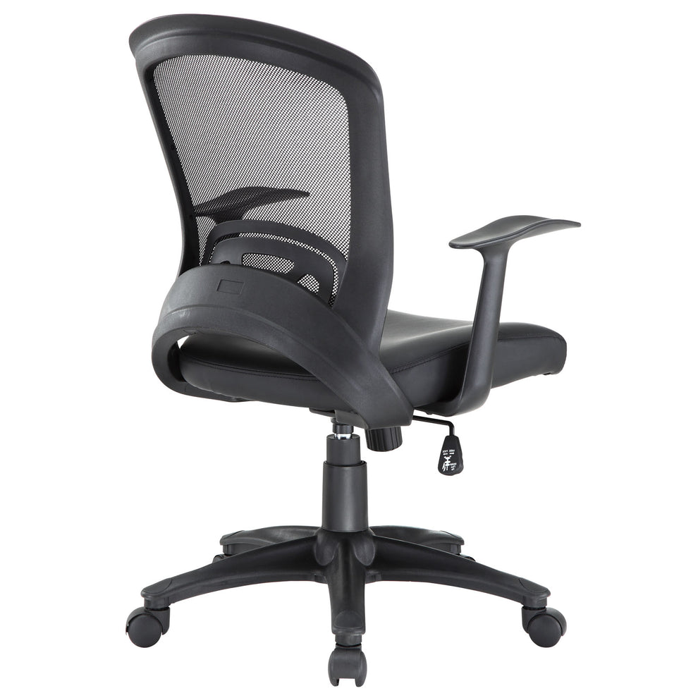 Modway Pulse Vinyl Office Chair - Black - EEI-756 | Office Chairs | Modishstore - 3