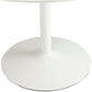 Modway Revolve Round Wood Dining Table - White | Dining Tables | Modishstore-4