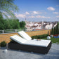 Evince Double Outdoor Patio Chaise By Modway - EEI-787 | Outdoor Chaise Lounges | Modishstore -11