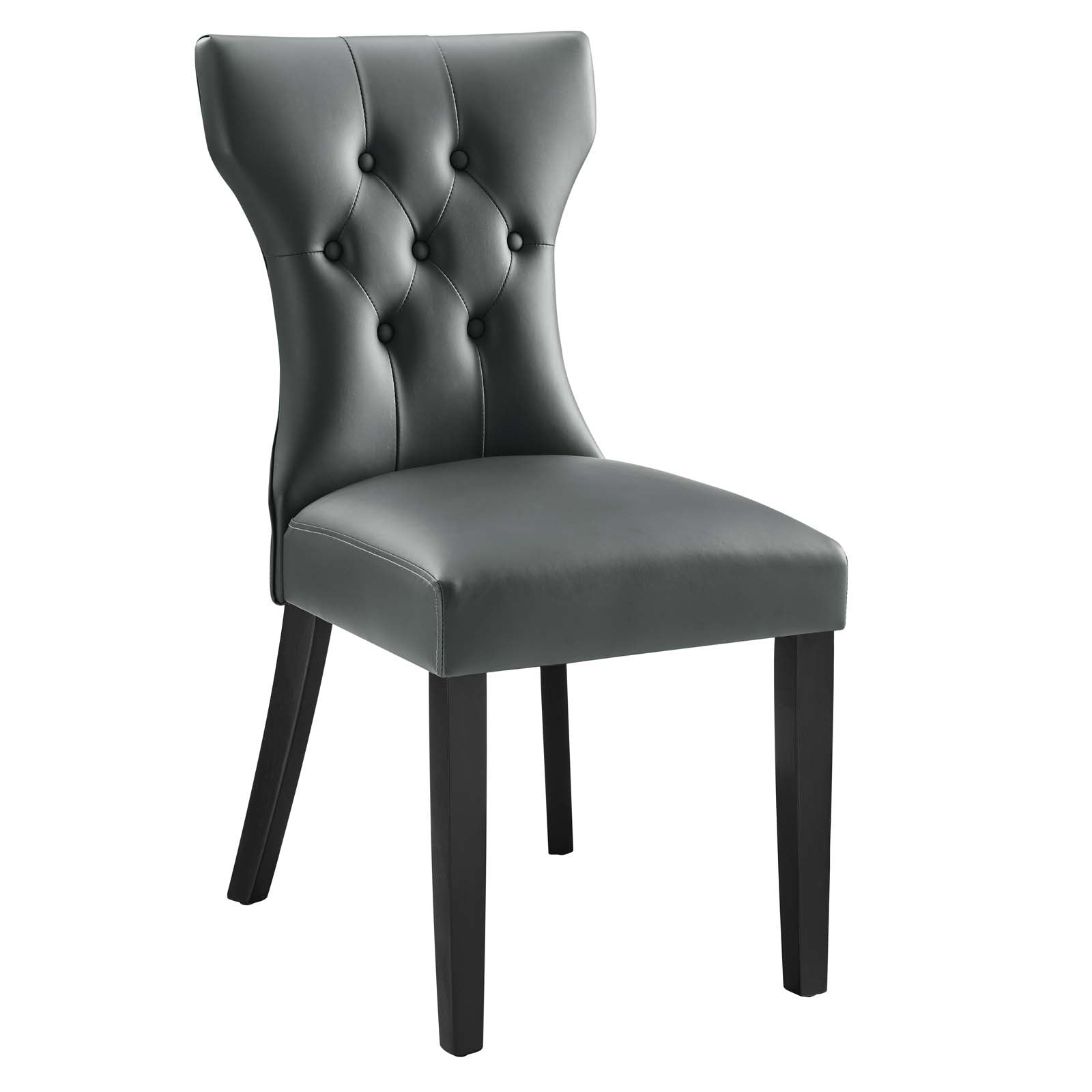 Silhouette Dining Vinyl Side Chair By Modway - EEI-812 | Dining Chairs | Modishstore - 2
