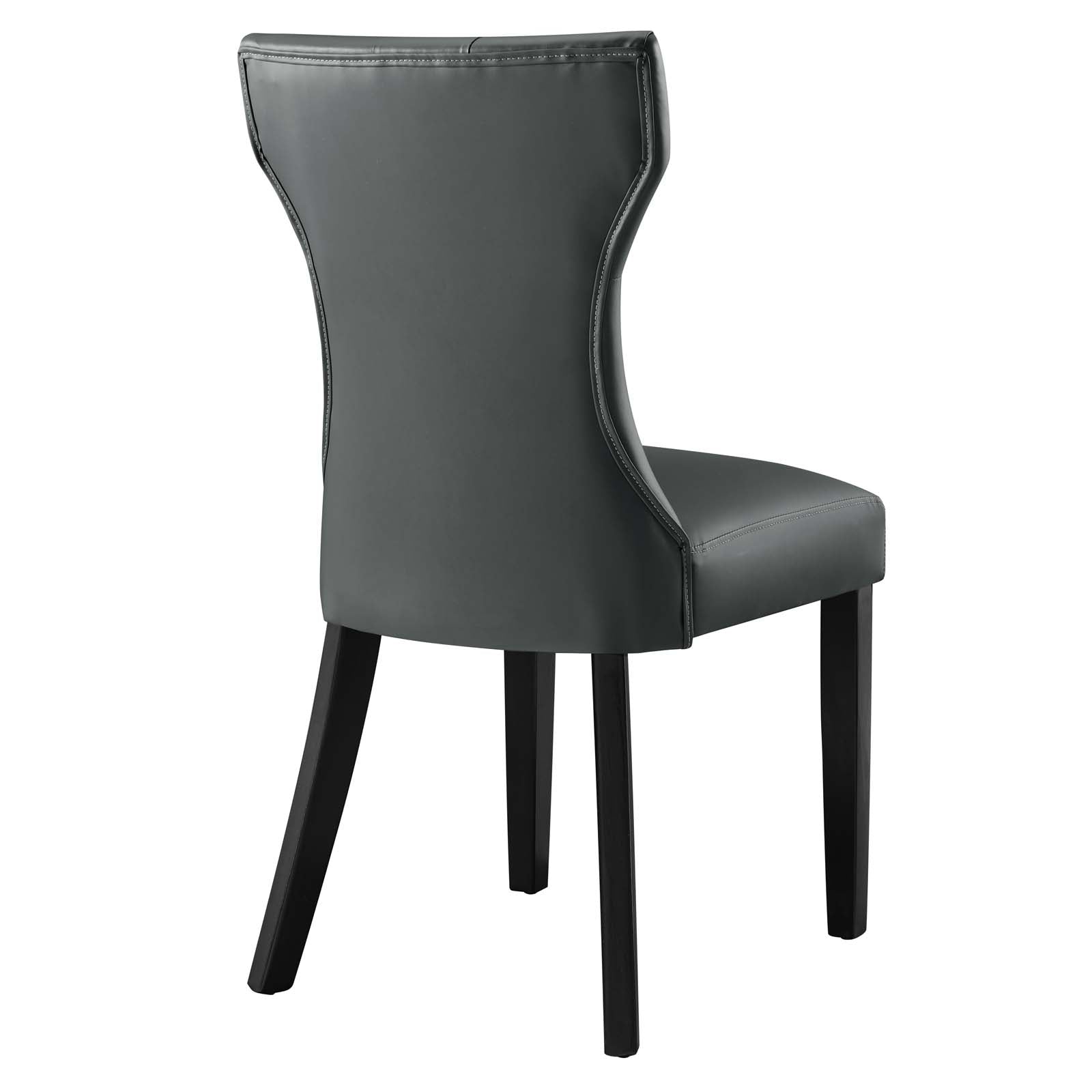 Silhouette Dining Vinyl Side Chair By Modway - EEI-812 | Dining Chairs | Modishstore - 5