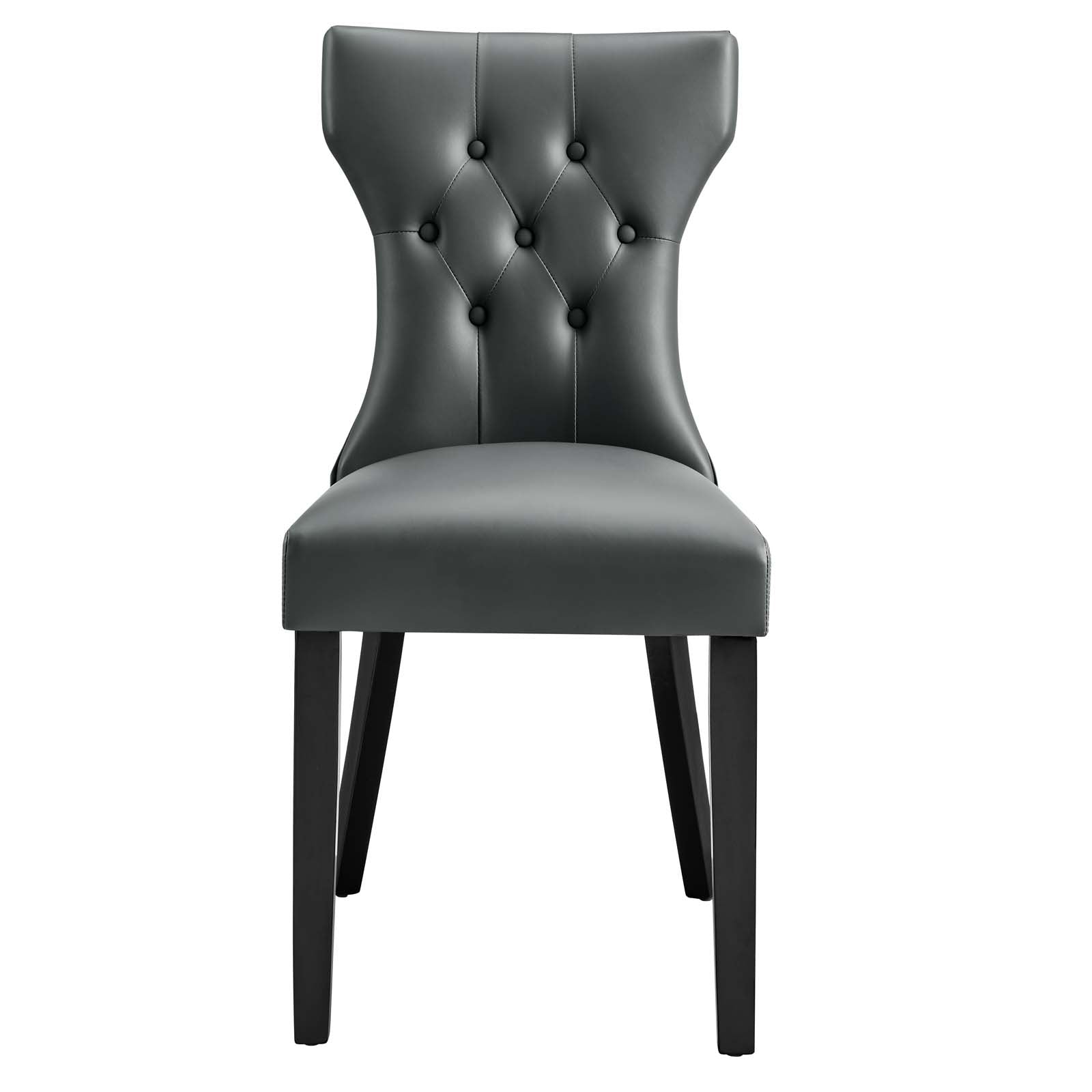 Silhouette Dining Vinyl Side Chair - Thumbnail 4