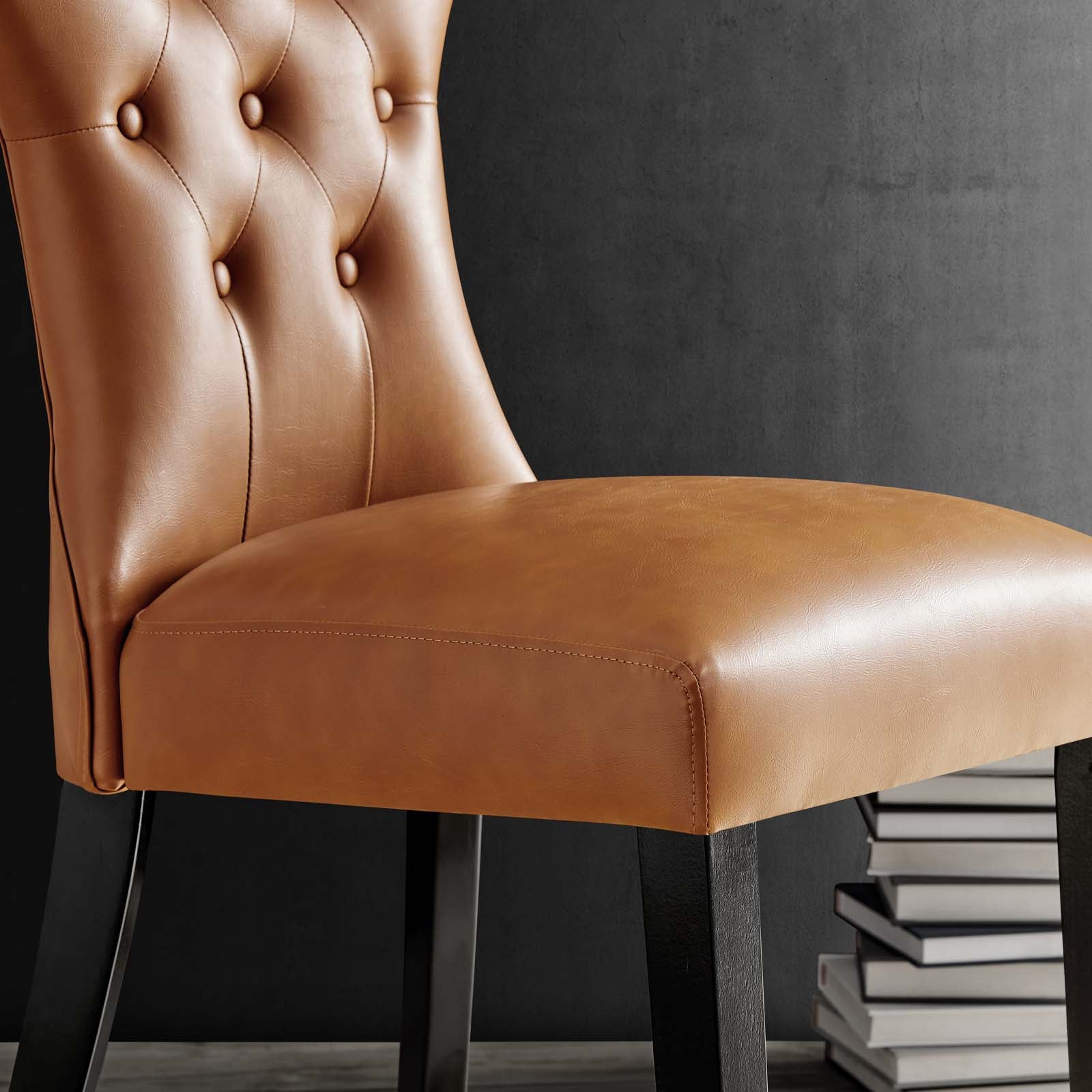 Silhouette Dining Vinyl Side Chair By Modway - EEI-812 | Dining Chairs | Modishstore - 16