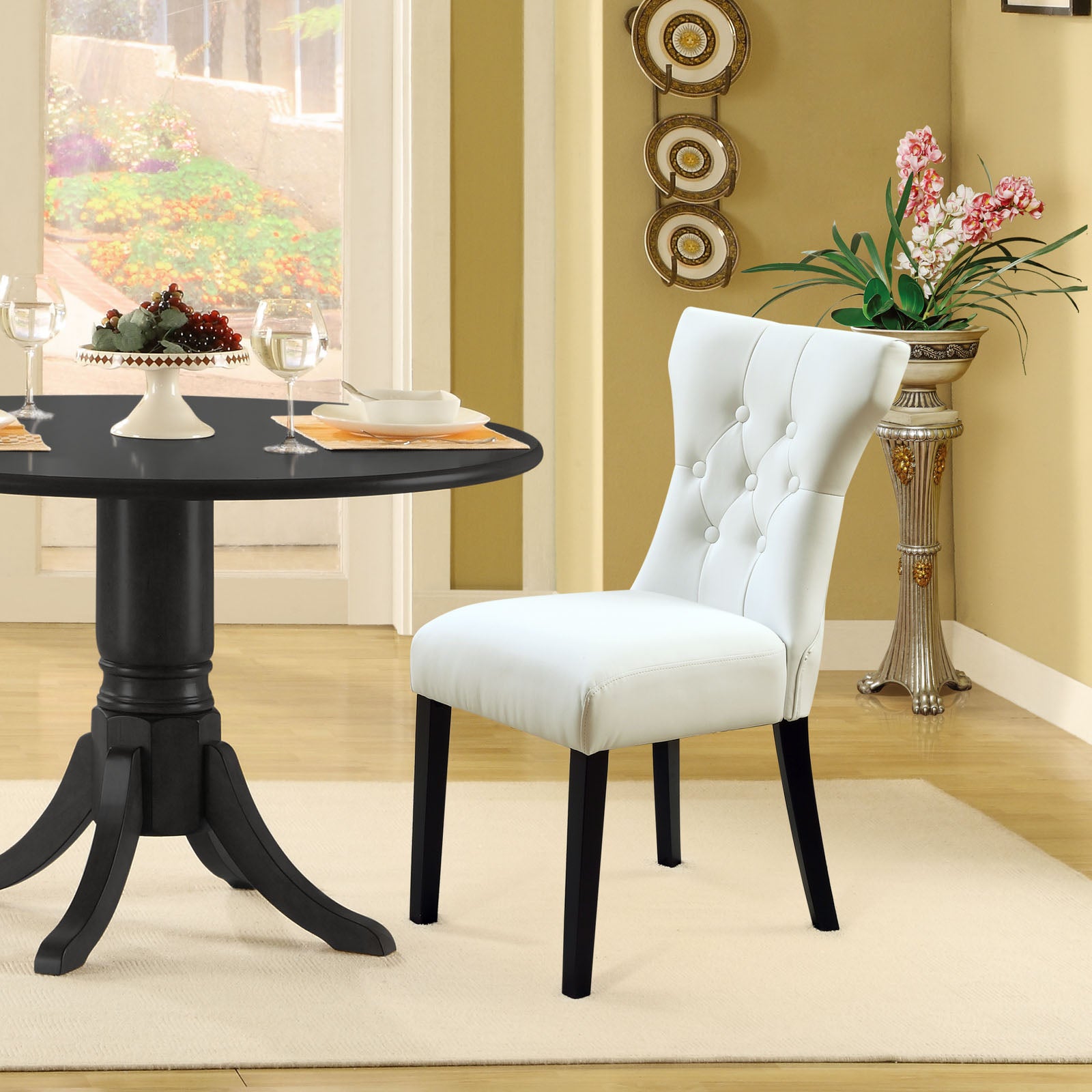 Modway Silhouette Dining Vinyl Side Chair - EEI-812 | Dining Chairs | Modishstore - 1