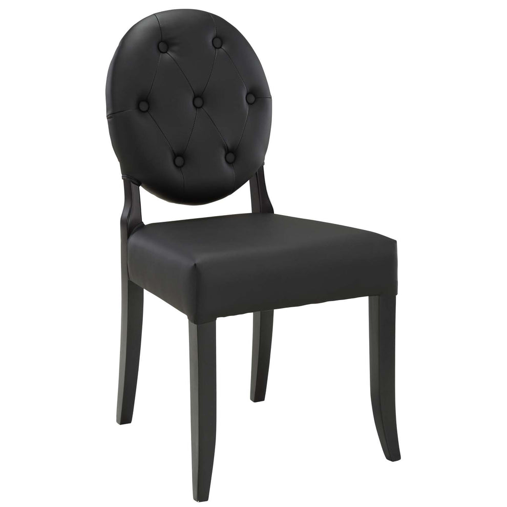 Modway Button Dining Vinyl Side Chair - EEI-815 | Dining Chairs | Modishstore - 5