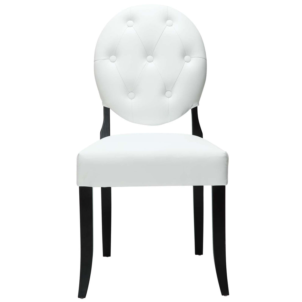 Modway Button Dining Vinyl Side Chair - EEI-815 | Dining Chairs | Modishstore - 2
