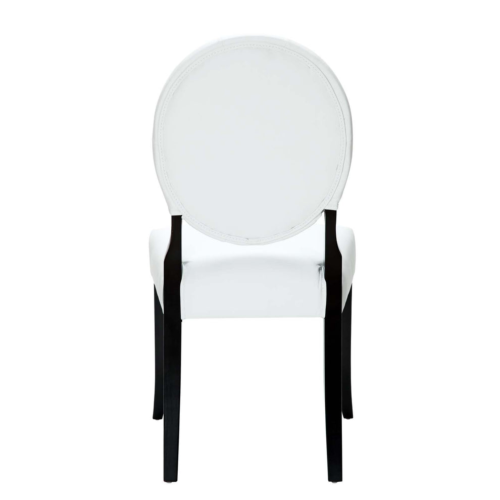 Modway Button Dining Vinyl Side Chair - EEI-815 | Dining Chairs | Modishstore - 4