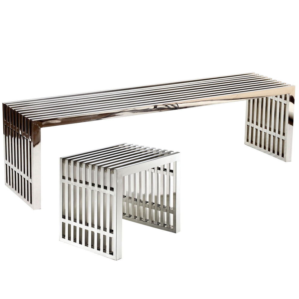 Gridiron Benches Set of 2 By Modway - EEI-868 | Benches | Modishstore - 3