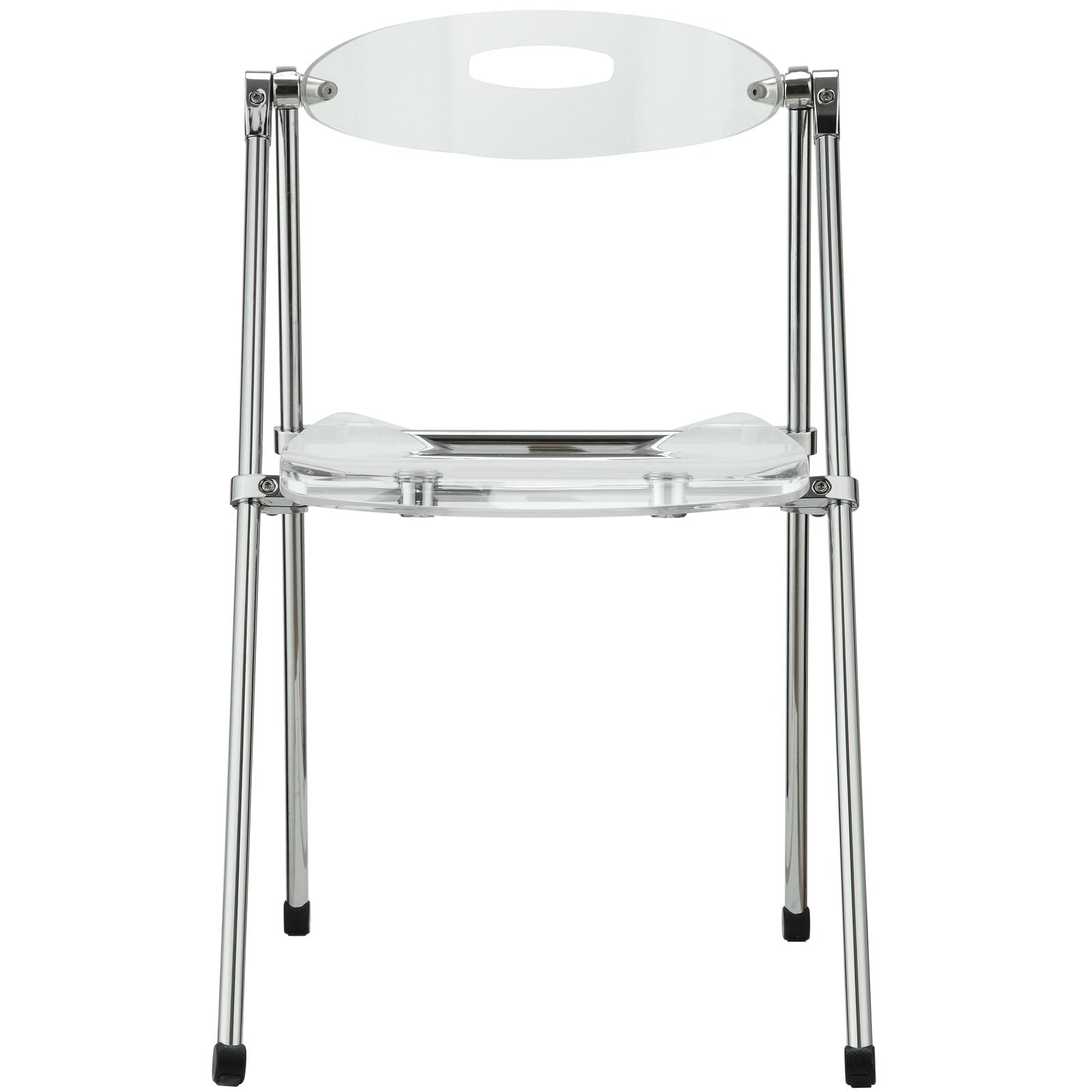 Modway Telescope Set of 2 Dining Chairs - Clear | Dining Chairs | Modishstore-5