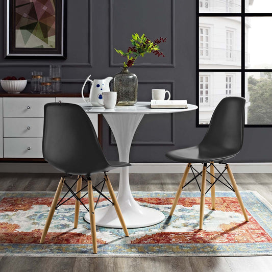 Modway Pyramid Dining Side Chairs Set of 2 - EEI-928 | Dining Chairs | Modishstore - 1