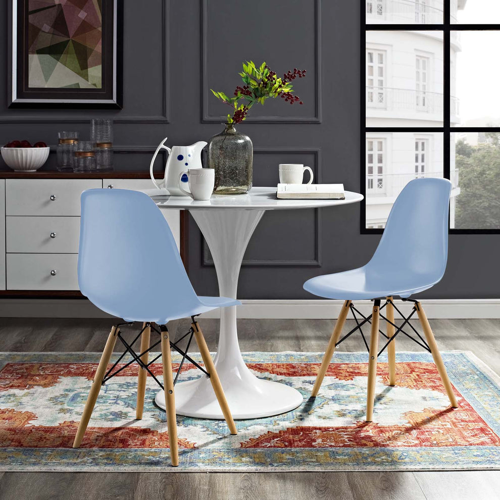 Modway Pyramid Dining Side Chairs Set of 2 - EEI-928 | Dining Chairs | Modishstore - 6