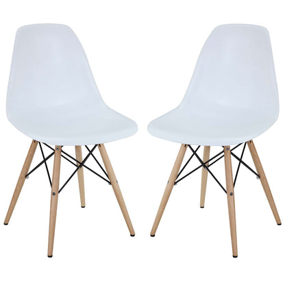 Modway Pyramid Dining Side Chairs Set of 2 - EEI-928 | Dining Chairs | Modishstore - 11