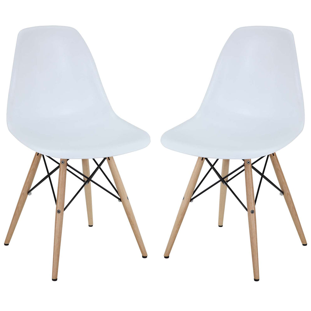 Modway Pyramid Dining Side Chairs Set of 2 - EEI-928 | Dining Chairs | Modishstore - 11