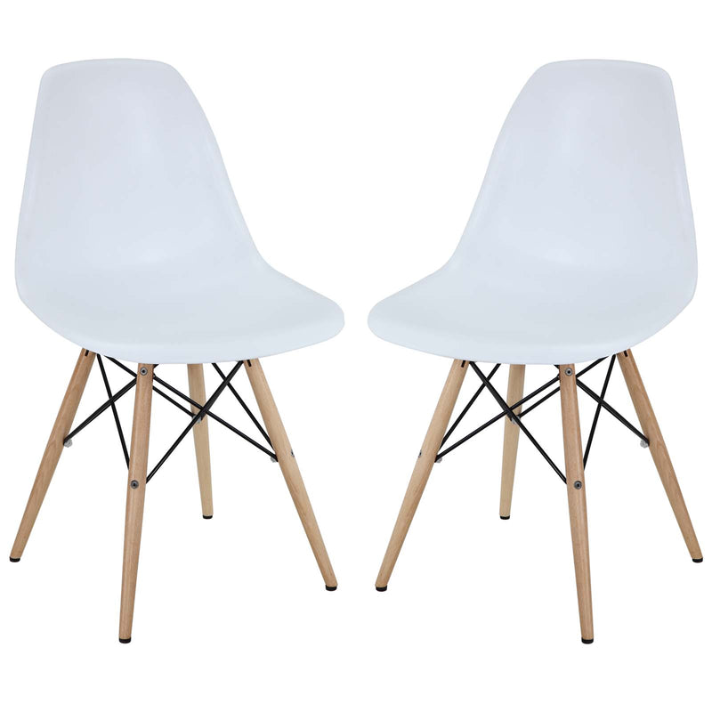 Modway Pyramid Dining Side Chairs Set of 2 - EEI-928 | Dining Chairs | Modishstore - 11