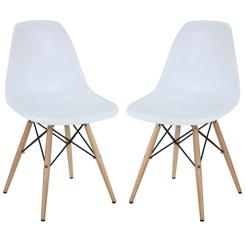 Modway Pyramid Dining Side Chairs Set of 2 | Dining Chairs | Modishstore-23