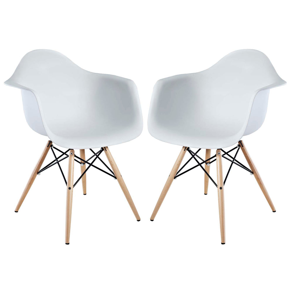 Modway Pyramid Dining Armchair - Set of 2 - EEI-929 | Dining Chairs | Modishstore - 1