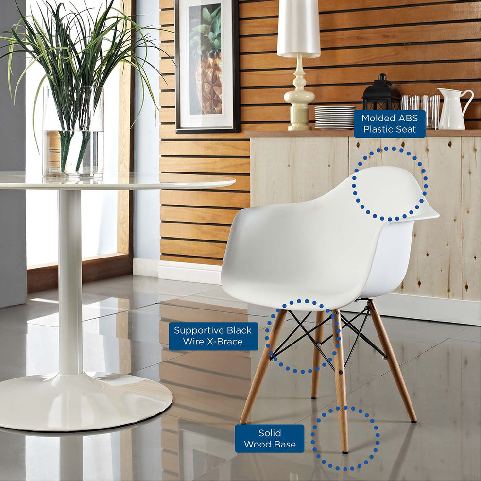 Modway Pyramid Dining Armchair - Set of 2 - EEI-929 | Dining Chairs | Modishstore - 3