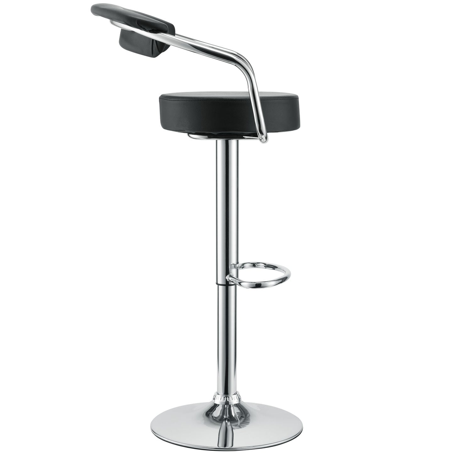 Modway Diner Bar Stool Set of 3 - Black - EEI-931 | Bar Stools | Modishstore - 3