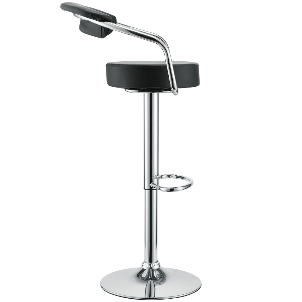 Modway Diner Bar Stool Set of 3 - Black - EEI-931 | Bar Stools | Modishstore - 3