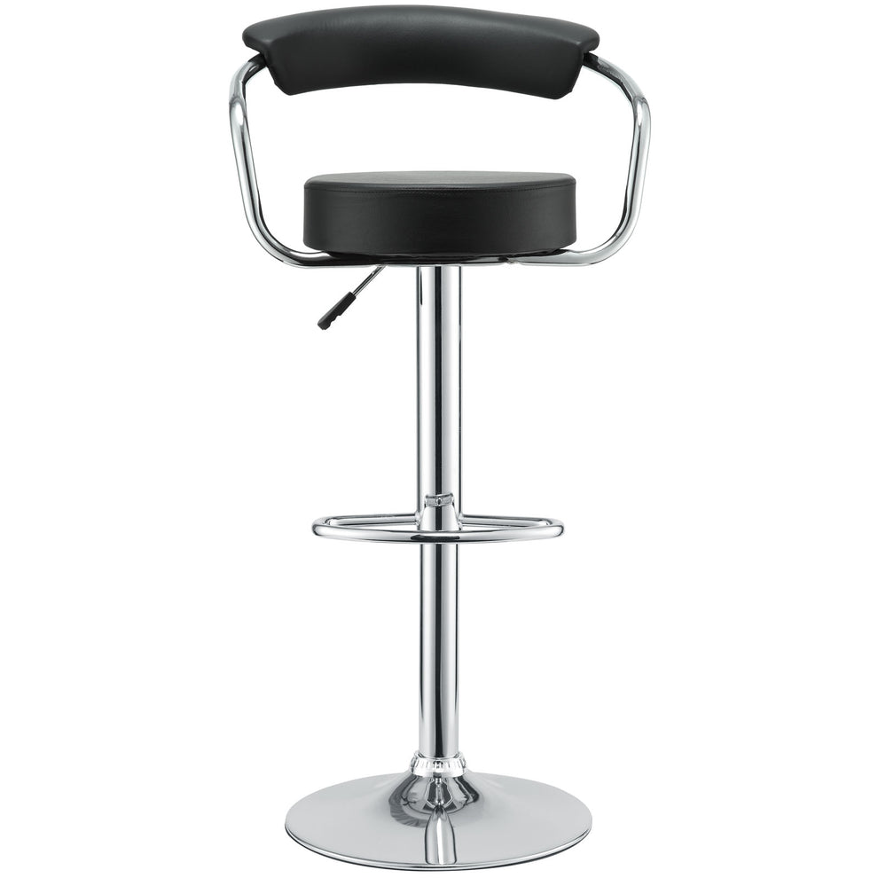 Modway Diner Bar Stool Set of 4 - Black - EEI-932 | Bar Stools | Modishstore - 6