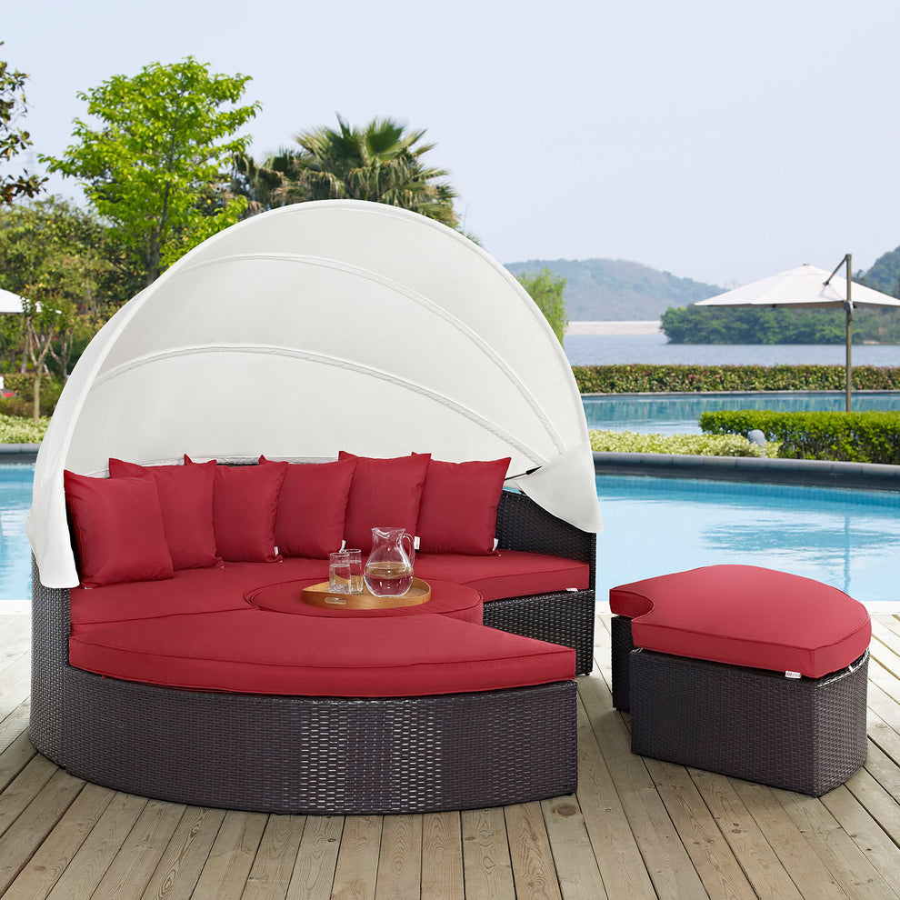 Modway Quest Canopy Outdoor Patio Daybed - EEI-983 | Outdoor Patio Daybed | Modishstore - 27