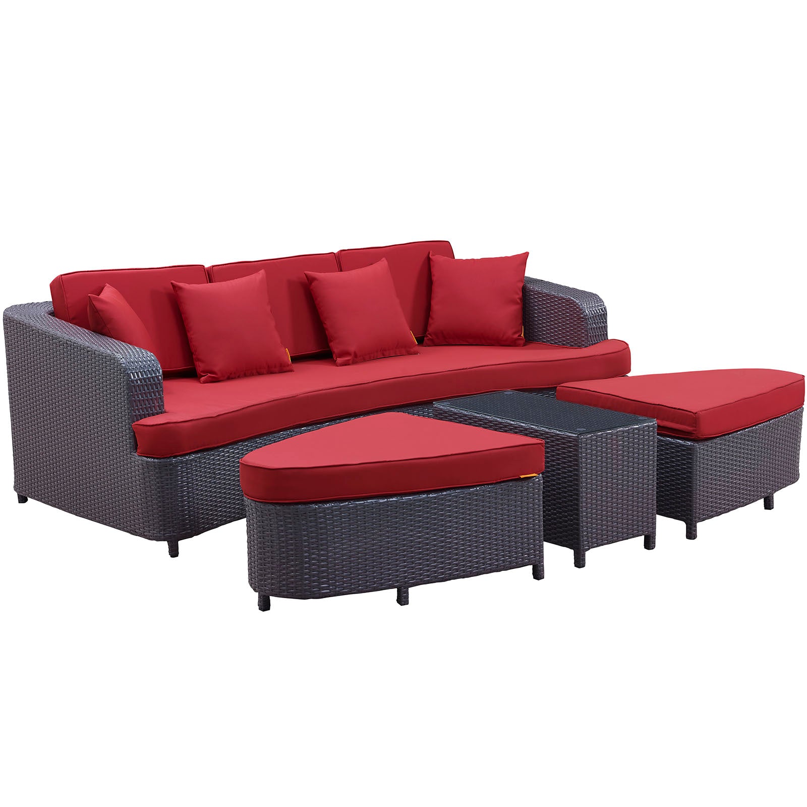 Monterey 4 Piece Outdoor Patio Sofa Set By Modway - EEI-992 | Outdoor Sofas, Loveseats & Sectionals | Modishstore - 2