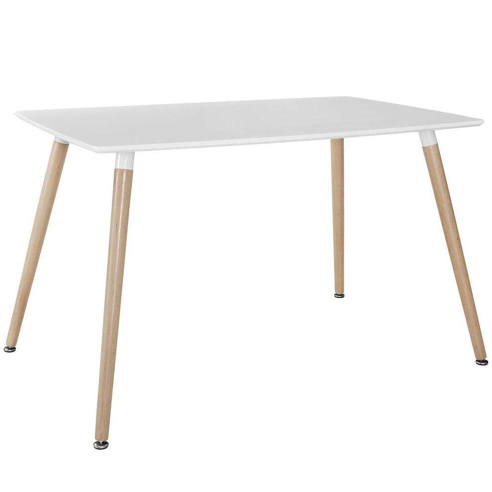 Modway Field Rectangle Dining Table - White - EEI-1056 | Dining Tables | Modishstore - 2