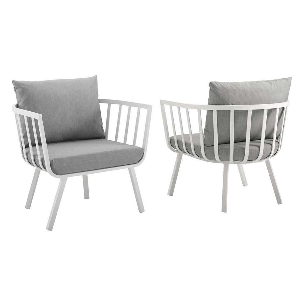 Modway Riverside Outdoor Patio Aluminum Armchair Set of 2 - EEI-3960 | Armchairs | Modishstore - 21