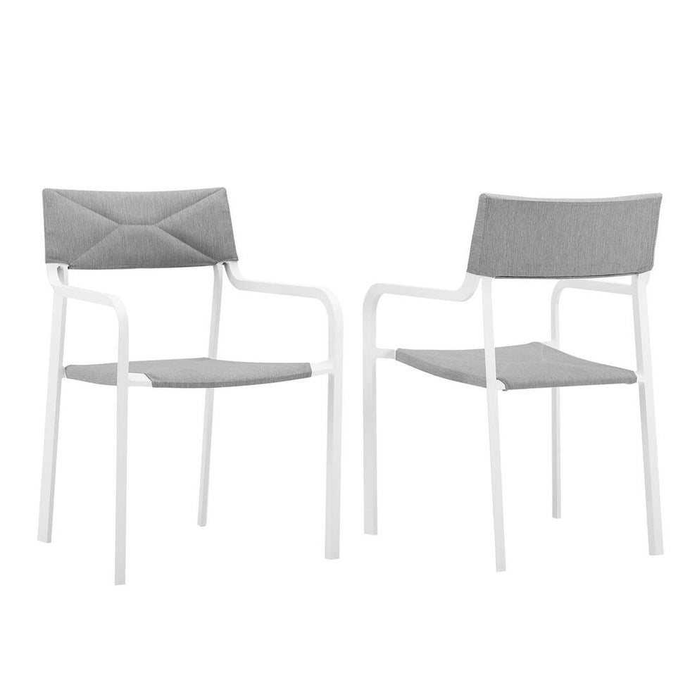 Modway Raleigh Outdoor Patio Aluminum Armchair S/2 - EEI-3962 | Outdoor Chairs | Modishstore - 11