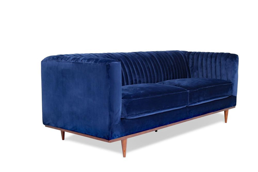 Edloe Finch Laurel Velvet Sofa | Sofas Modishstore - 2