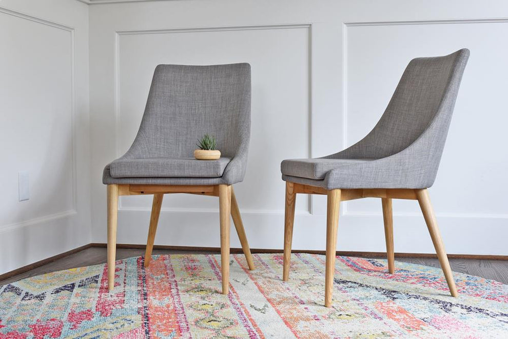 Edloe Finch Jessica Dining Chairs - Set Of 2 | Dining Chairs Modishstore - 1