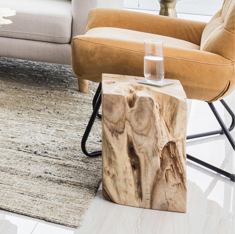 Moe's Home Collection Teak Wood End Table | Modishstore | Side Tables
