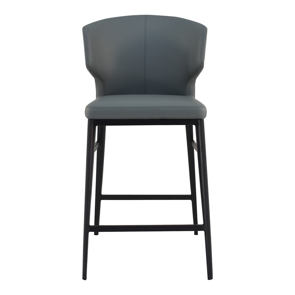 Moe's Home Collection Delaney Counter Stool - Grey | Modishstore | Bar Stools-2
