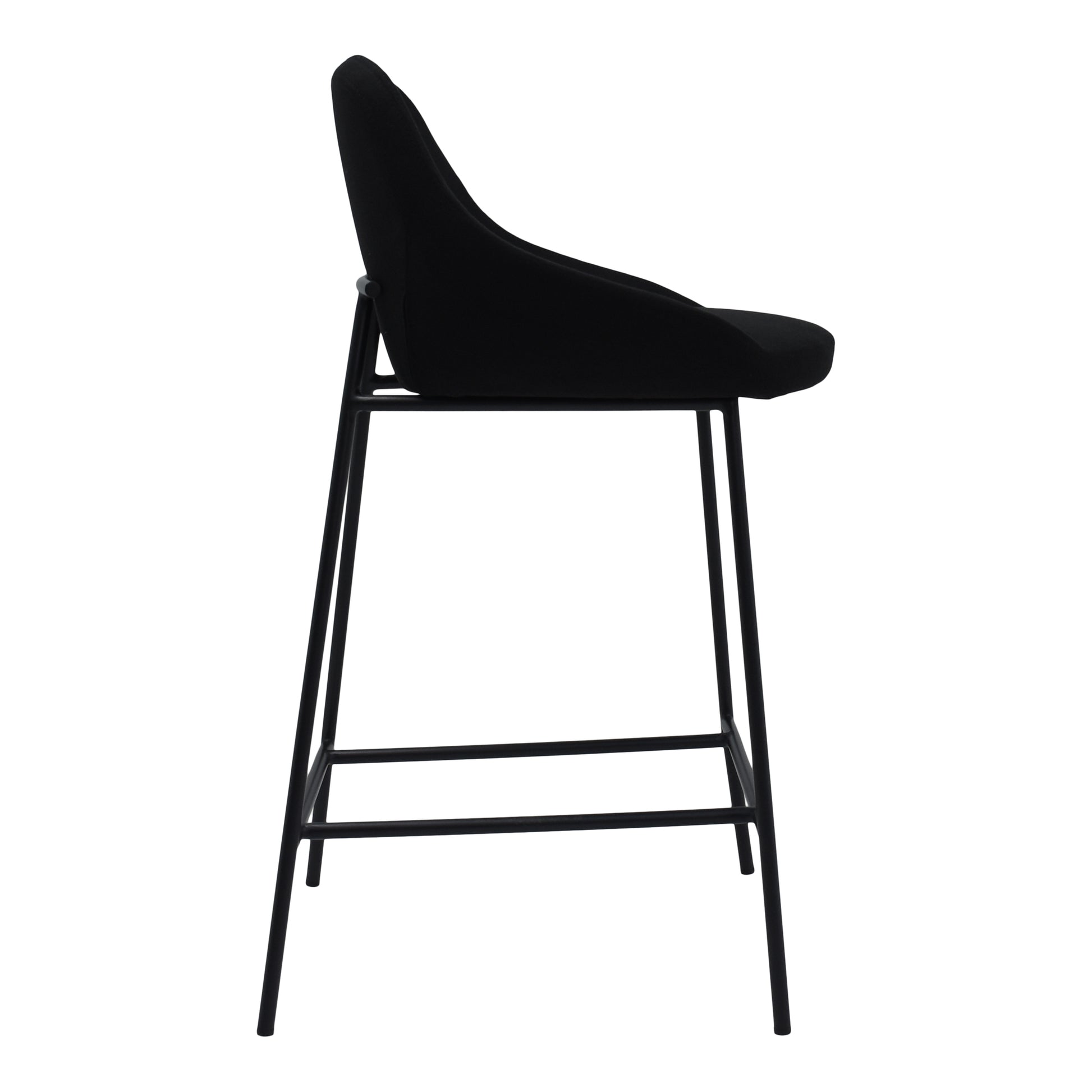 Shelby Counter Stool Black By Moe's Home Collection | Counter Stools | Modishstore - 3