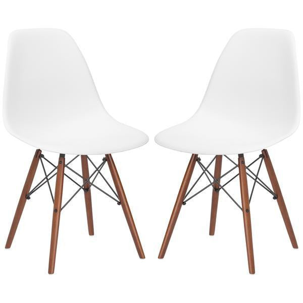 EdgeMod Vortex Side Chair Walnut Legs - Set Of 4