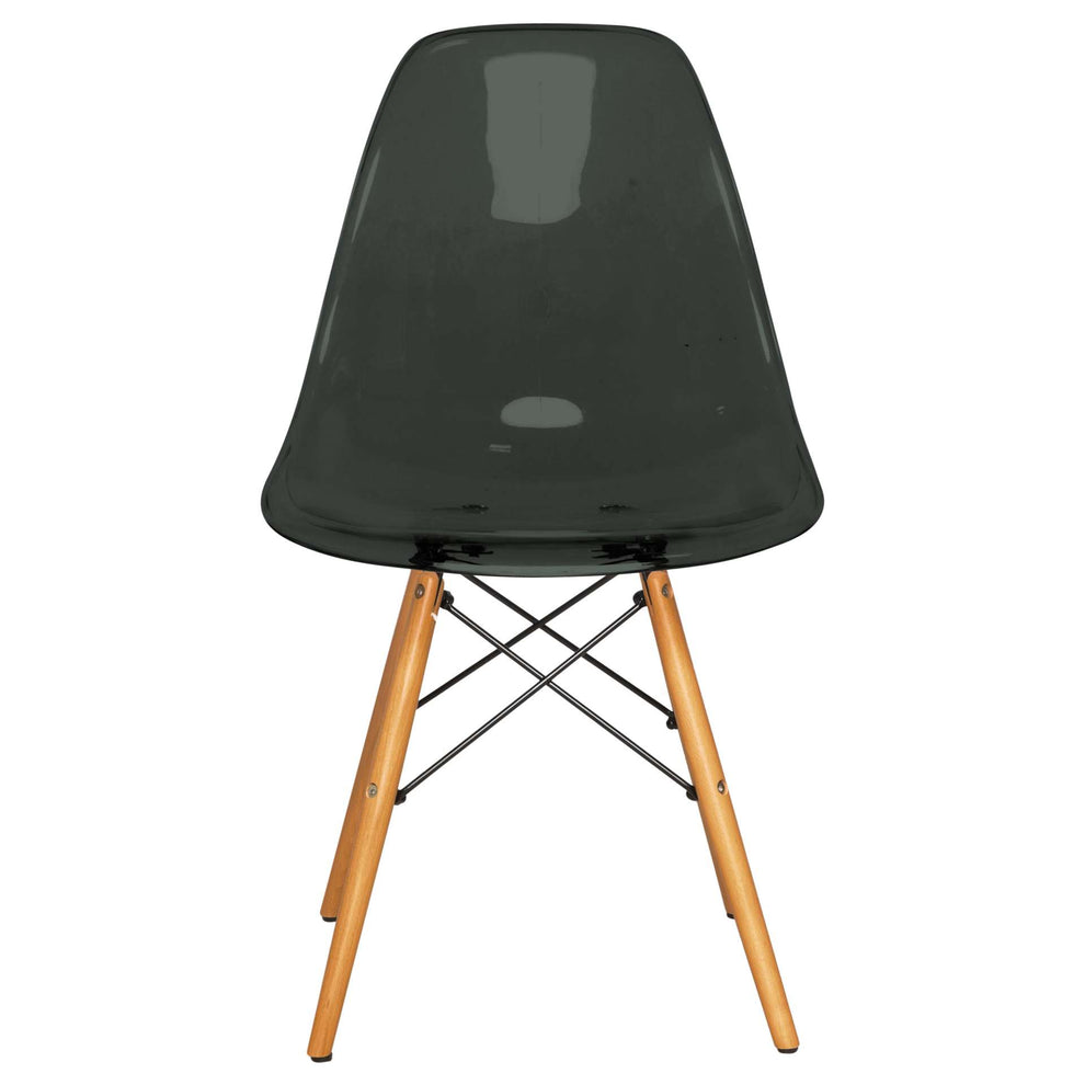 LeisureMod Dover Molded Side Chair, Set of 4 | Dining Chairs | Modishstore - 3