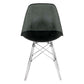 LeisureMod Dover Molded Side Chair with Acrylic Base, Set of 2 | Side Chairs | Modishstore - 4