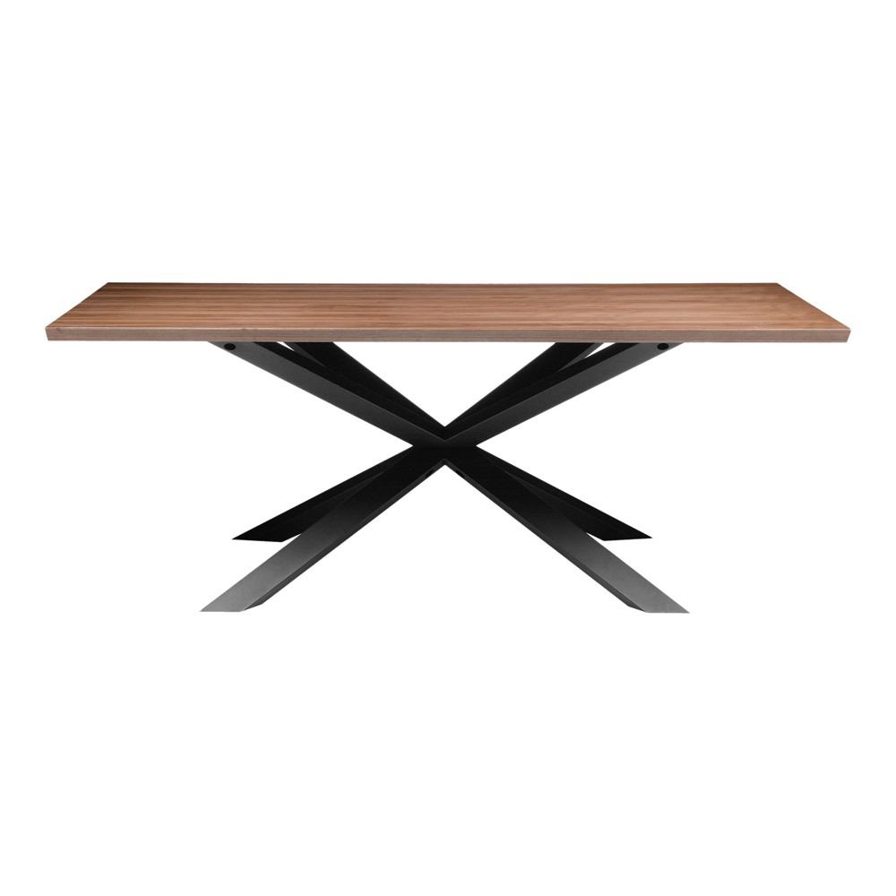 Moe's Home Collection Oslo Dining Table Walnut | Modishstore | Dining Tables-4