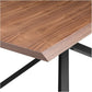 Moe's Home Collection Oslo Dining Table Walnut | Modishstore | Dining Tables-3
