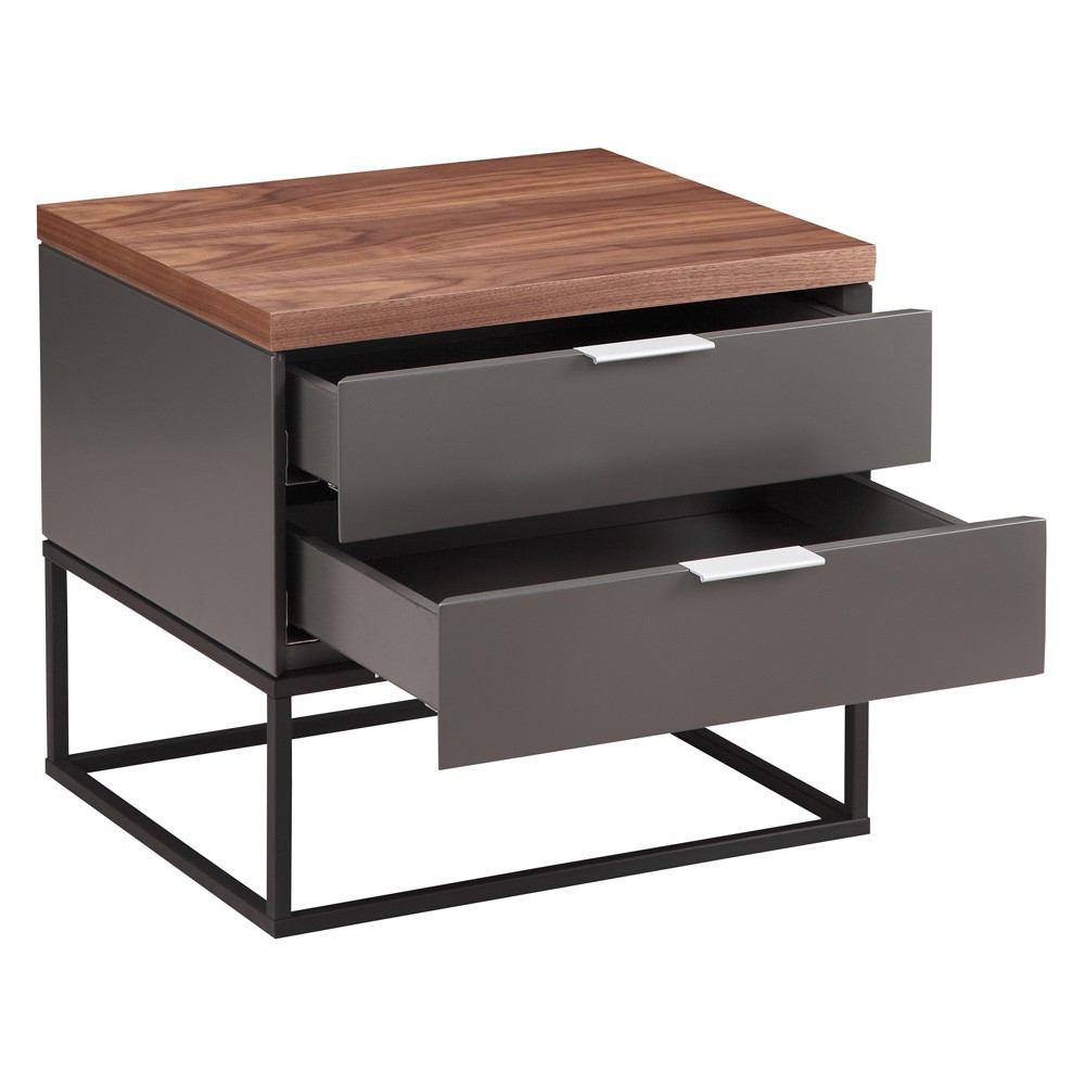 Moe's Home Collection Leroy Side Table With Drawers | Modishstore | Side Tables-2