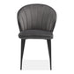 MAGS DINING CHAIR DARK GREY-M2 (Set Of 2) | Modishstore | Dining Chairs