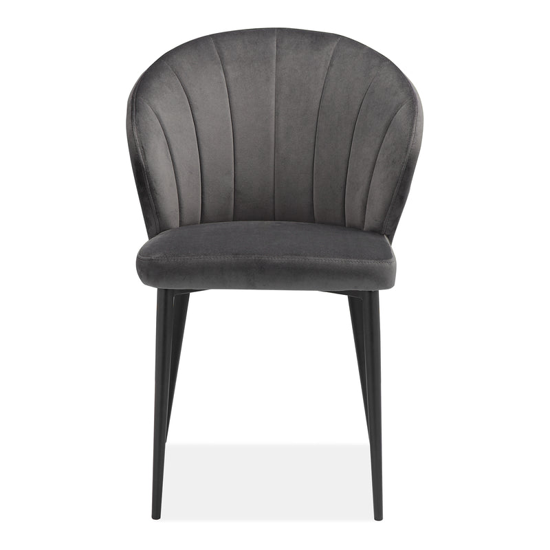 MAGS DINING CHAIR DARK GREY-M2 (Set Of 2) | Modishstore | Dining Chairs