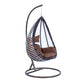 LeisureMod Wicker Hanging Egg Swing Chair Indoor Outdoor Use | Outdoor Porch Swings | Modishstore - 3