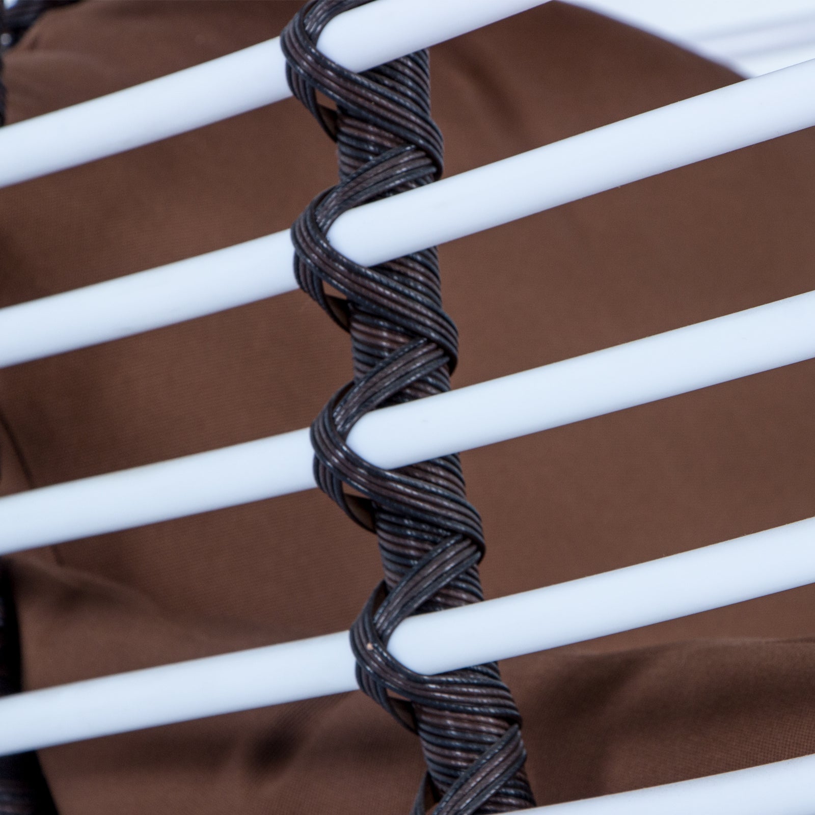 LeisureMod Wicker Hanging Egg Swing Chair Indoor Outdoor Use | Outdoor Porch Swings | Modishstore - 6