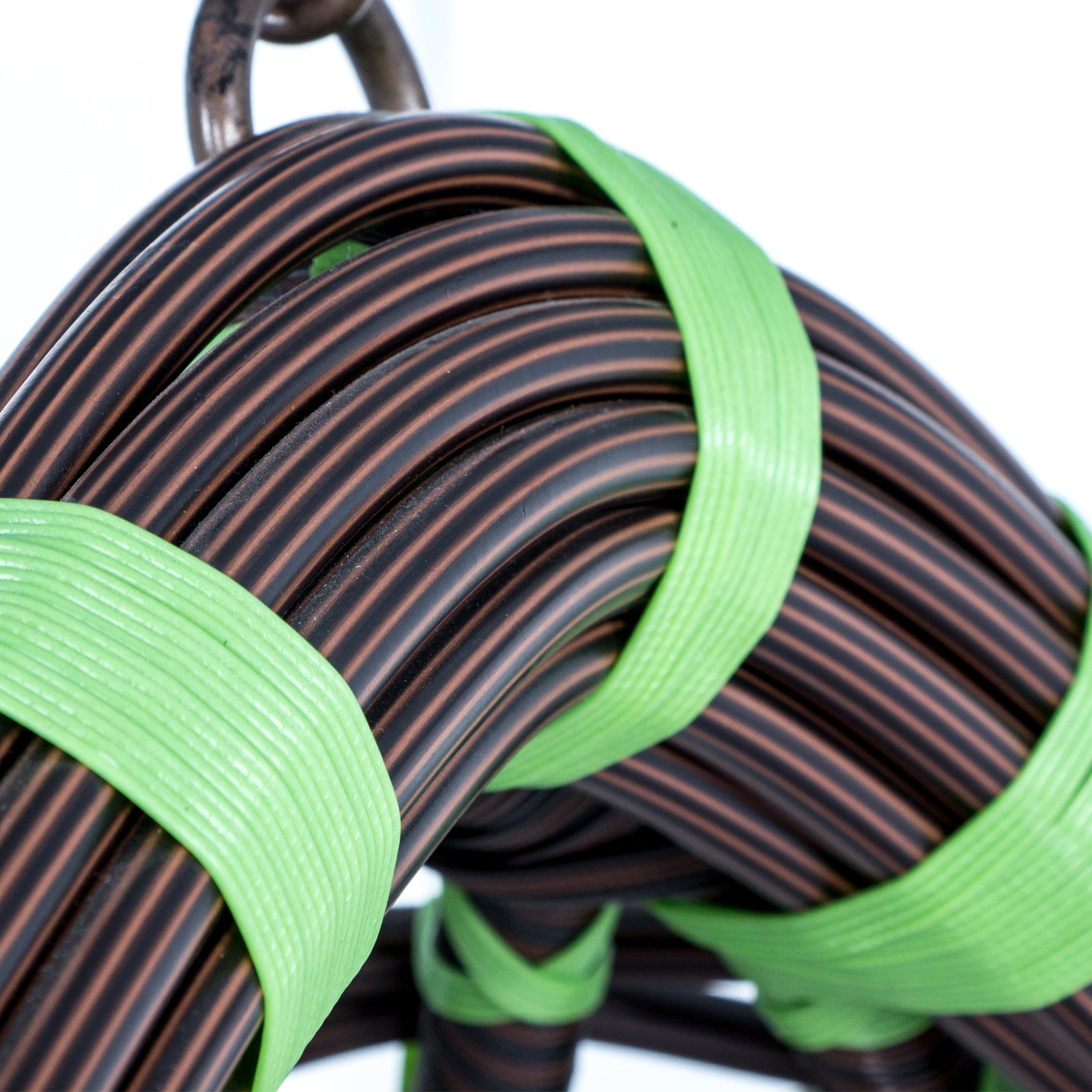 LeisureMod Wicker Hanging Egg Swing Chair Indoor Outdoor Use | Outdoor Porch Swings | Modishstore - 9